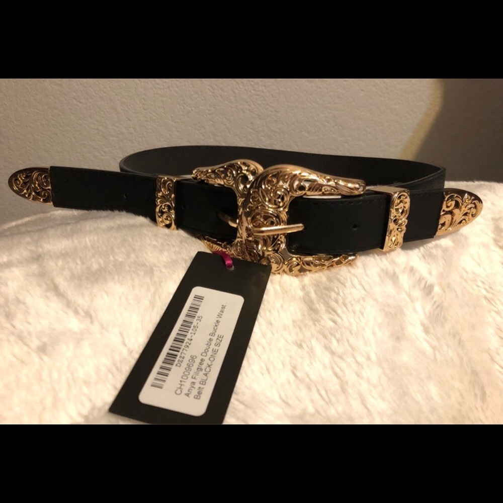 Brand new double buckle belt from boohoo.com